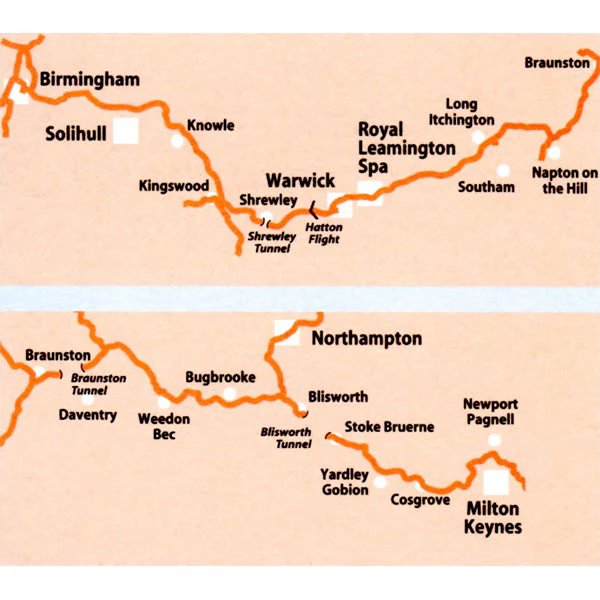 Grand Union Canal Map - Birmingham to Milton Keynes - Image 2
