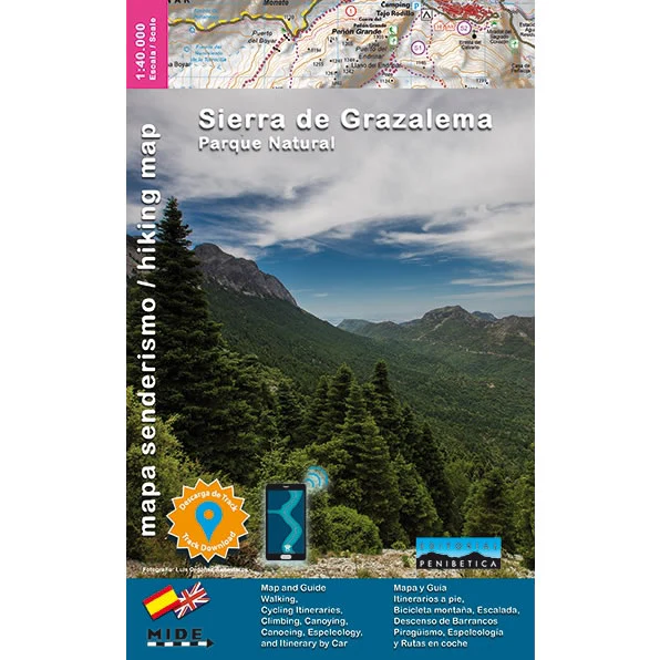 Sierra de Grazalema Walking Map