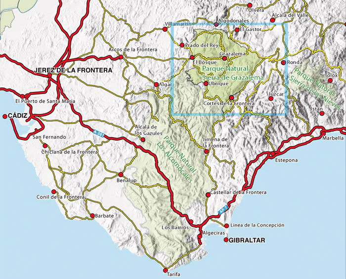 Sierra de Grazalema Walking Map - Image 2